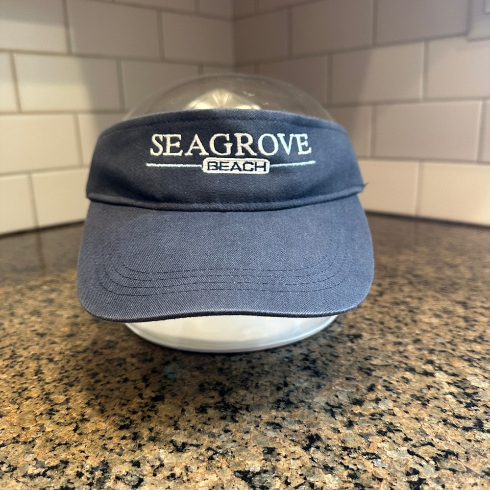 Seagrove Beach Visor Embroidered Hat Cap Adjustable Golf Vacation‎